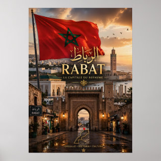 Affiche Rabat Maroc Poster