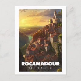 Affiche Rocamadour - France - Département du Lot - Vykort