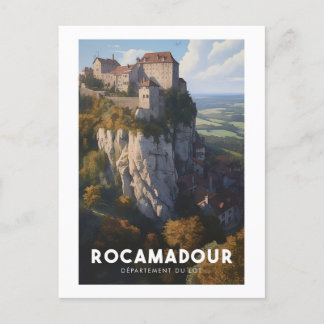 Affiche Rocamadour - France - Département du Lot - Vykort