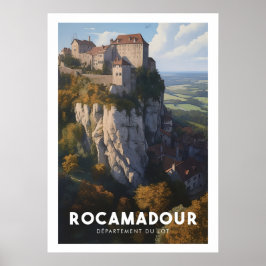 Affiche Rocamadour - Frankrike - Département du Lo Poster