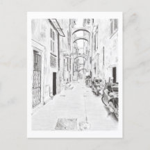 Affiche Rue étroite italienne