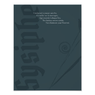 Affiche Sisyphe Fototryck