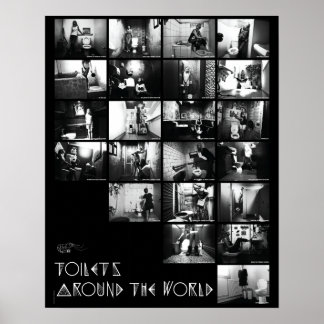 Affiche Toilets - Crevettes trotteuses Poster