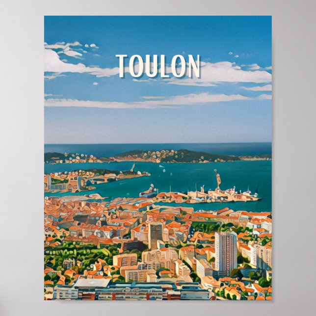 Affiche Toulon Photo Vintage Poster (Framsidan)