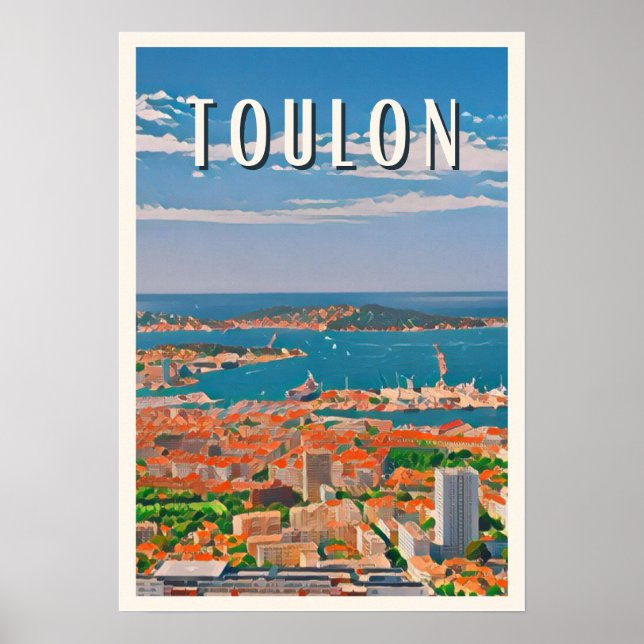 Affiche Toulon Photo Vintage  Poster (Framsidan)