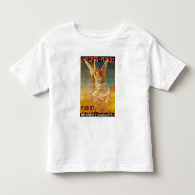 Affiches-Pichot befordrings- affisch T Shirt (Framsida)