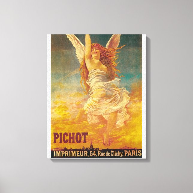 Affiches-Pichot Promotional Poster Canvastryck (Framsida)