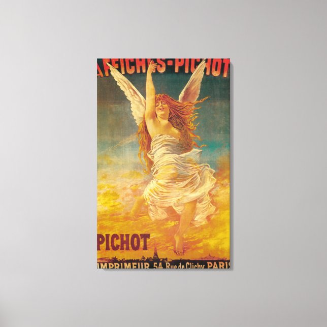 Affiches-Pichot Promotional Poster Canvastryck (Framsida)