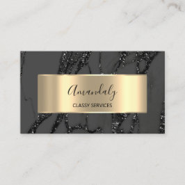 Affiliate Marknadsföring Consulting Guld Black Mar Visitkort