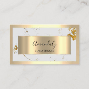 Affiliate Marknadsföring Consulting Guld Framed M Visitkort
