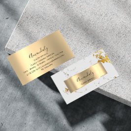 Affiliate Marknadsföring Consulting Guld White Mar Visitkort