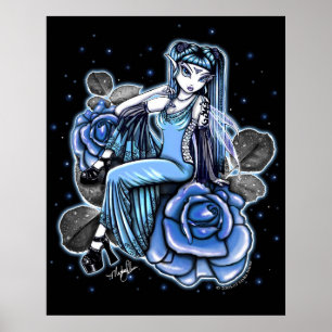 Affinity Blue Ro Fairy Poster