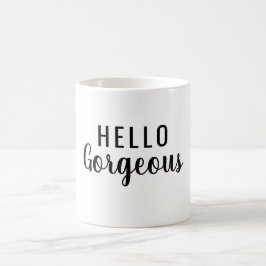 Affirmation Mug – Hello Gorgeous Motivational Gift Kaffemugg