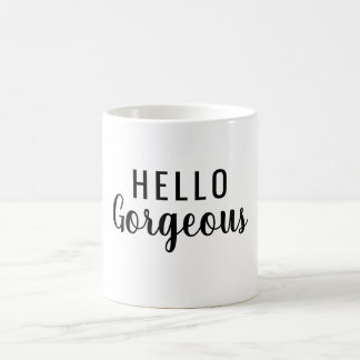 Affirmation Mug – Hello Gorgeous Motivational Gift Kaffemugg