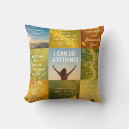 Affirmation pillow kudde