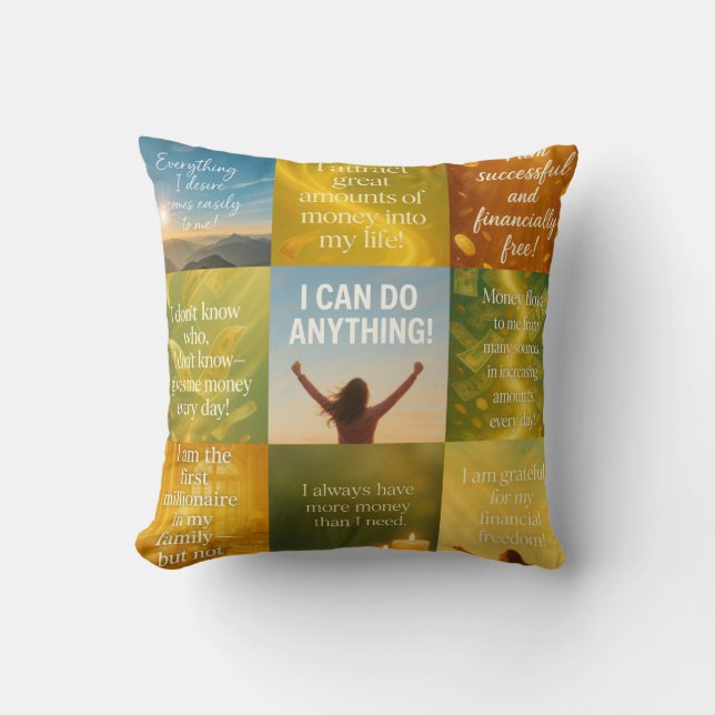 Affirmation pillow kudde (Framsida)