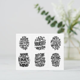 AFFIRMATION POSTCARD VYKORT