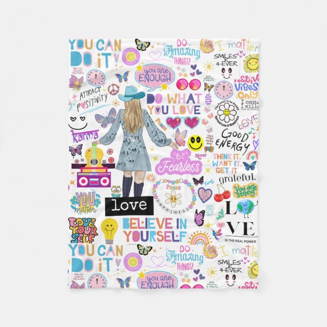 AFFIRMATIONS BLANKET FLEECEFILT (Framsidan)