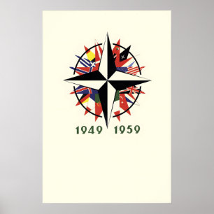 Affisch 10 år NATO 1949-1959