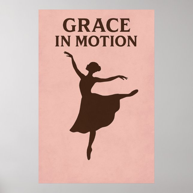 Affisch 16, Grace in Motion, Vintage (Framsidan)
