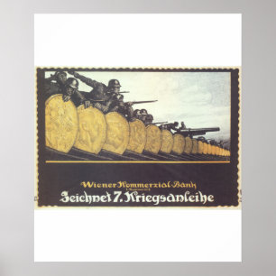 Affisch 1917 för kriglånpropaganda