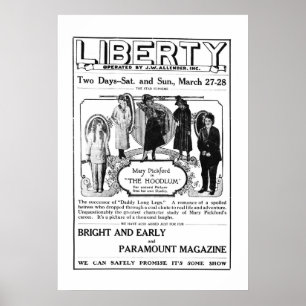 Affisch 1920 för annons för Mary Pickford