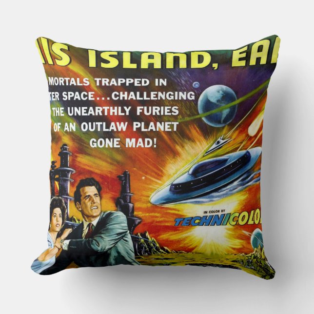 Affisch 1954 för film Sci-Fi Kudde (Framsida)