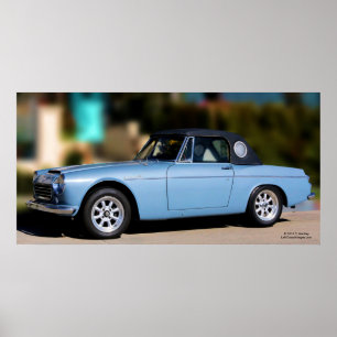AFFISCH 1965 FÖR DATSUN SPORTAR 1600