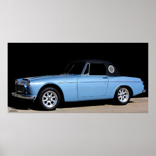 AFFISCH 1965 FÖR DATSUN SPORTAR 1600