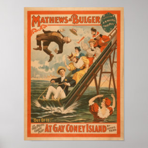 Affisch #2 för komedi "på för den glada Coneyö