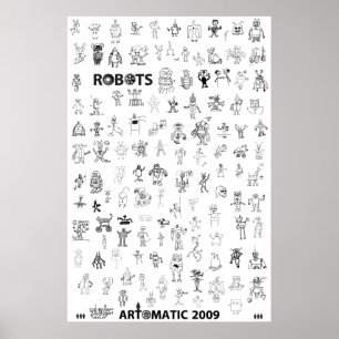 Affisch 7 för Artomatic robotar 2009