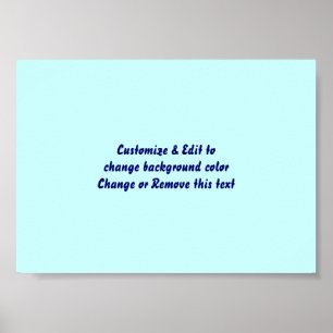 Affisch 7" X 5" Blank tillfogar ditt avbildar och