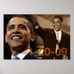 Affisch Barack Obama 1-20-09