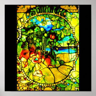 Affisch-Befläckte Exponeringsglas-Tiffany 3 Poster