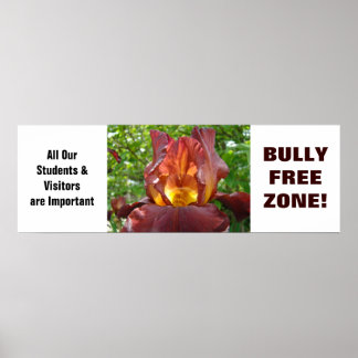 Affisch BuLLY FRI ZON! Skolbarn Studenter