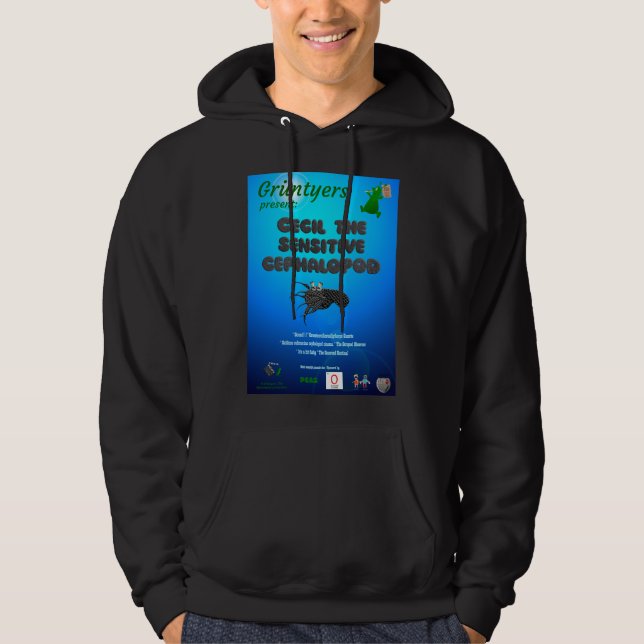 Affisch “Cecil den känsliga bläckfisken” Hoodie (Framsida)