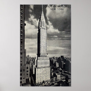 Affisch - Chrysler byggnad, NYC