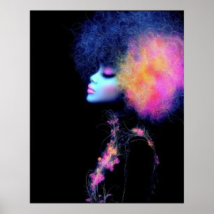 Affisch Cosmic Diva Stellar Glow
