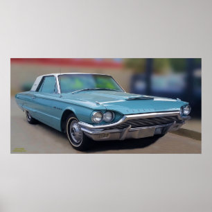 AFFISCH FÖR 1965 T-BIRD