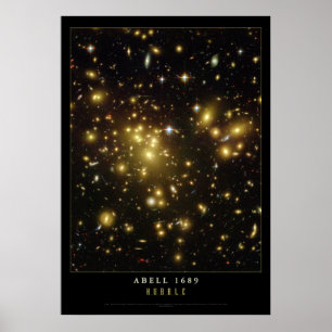 Affisch för Abell 1689 galaxastronomi