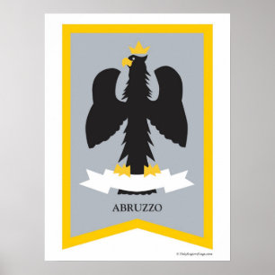 Affisch för Abruzzo Abruzzi italienregion