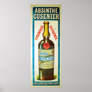 Affisch för ABSINTHE CUSENIER