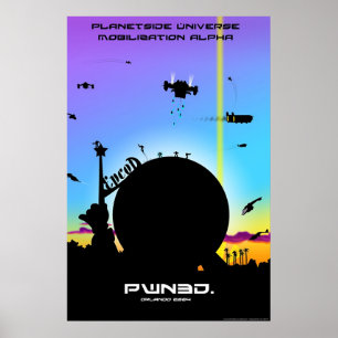 Affisch för alfabetisk för PlanetSide