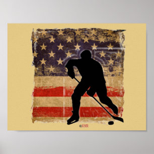 Affisch för amerikanhockeypride