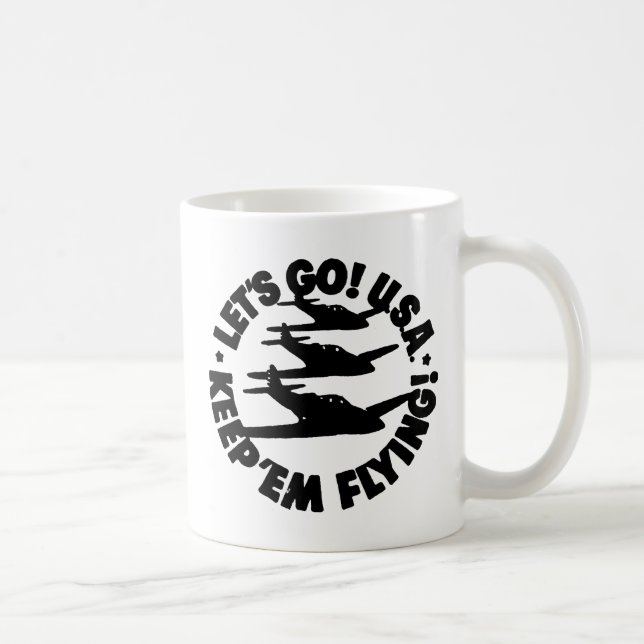 Affisch för arméluftkår, 1941 kaffemugg (Höger)