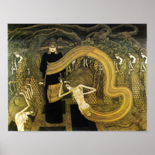 Affisch för art nouveau för Jan Tooroop ~-Fatali