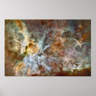 Affisch för astronomi för Carina Nebula enorm