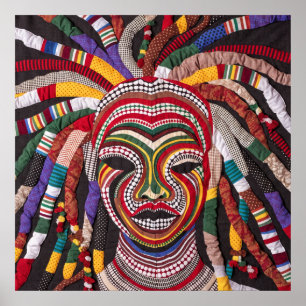 Affisch för att fira färgrika svarta kvinnor