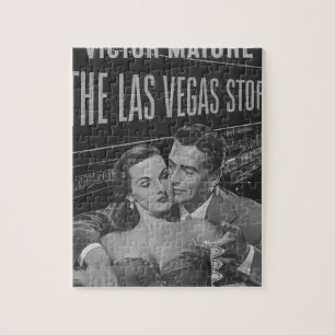 Affisch för B&W Las Vegas Pussel