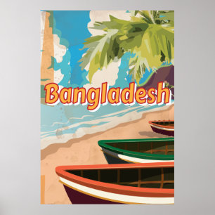 Affisch för Bangladesh vintagesemester